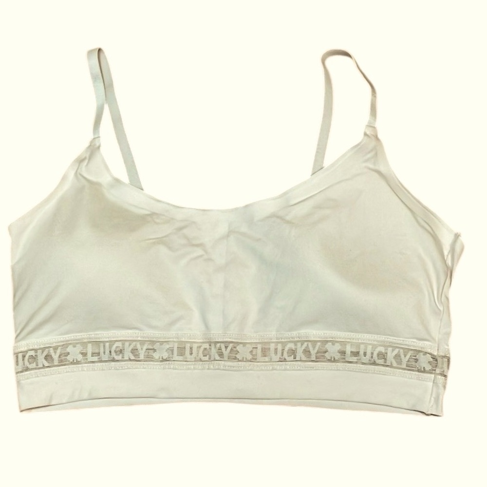 Lucky very pale pink Bralette, Large